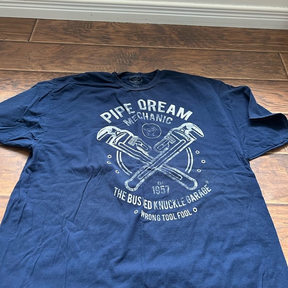 The Busted Knuckles Other - Pipe Dream Mechanic T-Shirt Size XXL